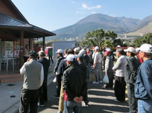 湯けむりパークゴルフ大会の写真