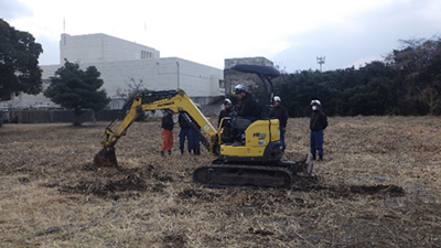 重機フィードバック研修の写真