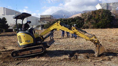 重機フィードバック研修の写真