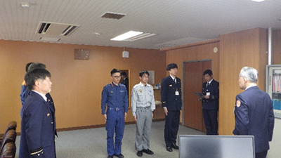 ドローン小隊員の任命式の写真