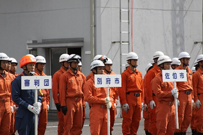 第45回大分県消防救助技術指導会の写真