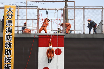 第45回大分県消防救助技術指導会の写真