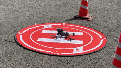 令和7年度鶴見岳火山防災訓練参加（ドローン小隊）の写真