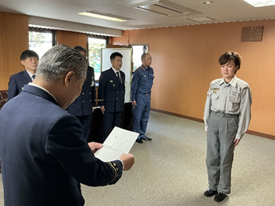 救急救命士の処置拡大の認定を受けました。の写真