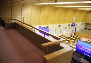 車椅子スペースの写真