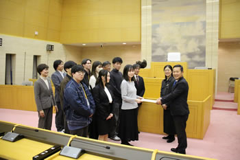 議会モニター説明会の写真