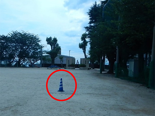 �ߌ����w�Z�O���E���h�������̎ʐ^